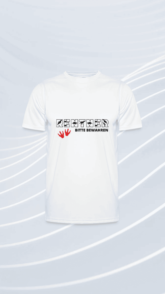 T-Shirt mit Rentner-Spruch